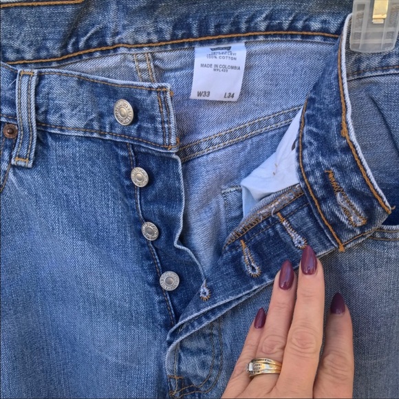 Host Pick!Vintage style Levi’s 501 button fly jeans - Picture 10 of 11